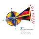 The NATO logo with a megaphone, one of the NFTS